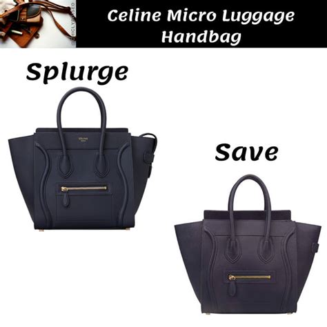 micro luggage celine dupe|celine micro handbags.